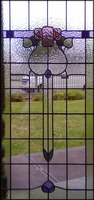 Traditional Rose Leadlight
