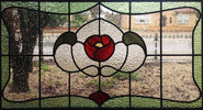 Traditional Rose Leadlight