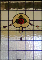Traditional Rose Leadlight