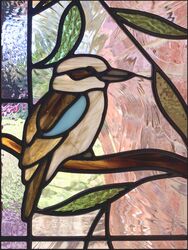 Kookaburra Leadlight