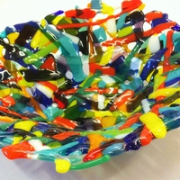Glass Fragment Bowl