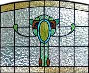 Traditional Rose Leadlight