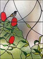 Honey Eater Leadlight