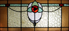 Traditional Rose Leadlight