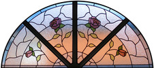 Rose Leadlight