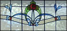 Traditional Rose Leadlight